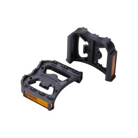 BBB Pair of Footrests for SPD Automatic Pedals - Black - BPD-90