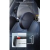Adjustable Car Seat Headrest Pillow with Lean Support Cushion Sleeping