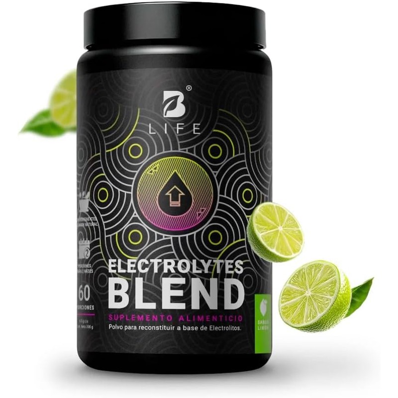 B Life Electrolitos de 60 Servicios con 1000mg de Citrato