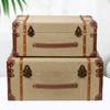 2 Pcs Leather Handles for Drawers Leather Trunk Handles Leather