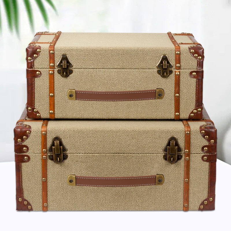 2 Pcs Leather Handles for Drawers Leather Trunk Handles Leather