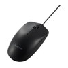 Elecom M-K8URBK Corporate Mouse, Wired Optical Mouse, 3 Buttons, Eco