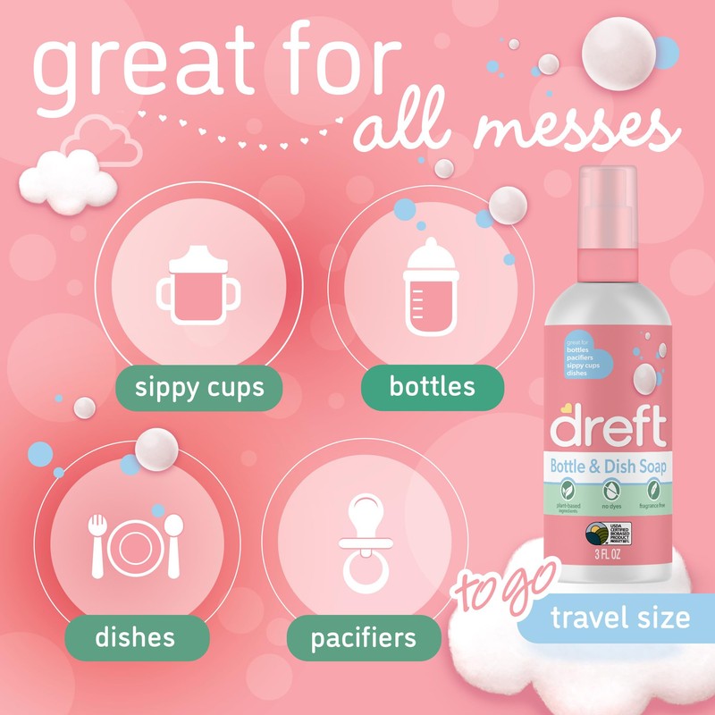 Dreft Bottle and Dish Soap | Made to Clean Baby