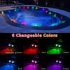 rerekiki Poolside Solar Light for Inground Pool, 4 Pack Above