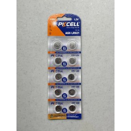 PKCELL 10 Pack AG6 LR920 SR920W 370 371A G6 SR69 BUTTON CELL BATTERY WATCH LIGHTER Hg0%