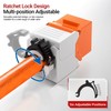AMPCOM CAT6 RJ45 UTP Keystone Jack Tool-Less with Adjustable Ratchet