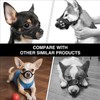 LOGJAM Small Dog Mesh Muzzle for Barking, Soft Breathable Dog