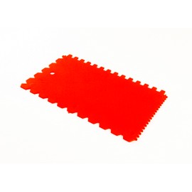 Mako Glue Application Spatula 13 x 9 cm, 4 Teeth, Glue Distributor, Plastic, Spatula, Glue Application Tool