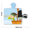 APLI Kids 17917 Pirate Ship Puzzle Observation, 104 Pieces, Multi-Coloured