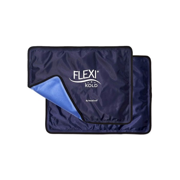 FlexiKold Ice Packs for Injuries Reusable with Straps – Cold