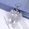 88flix Cute Key Holder, Mofumofu Plush Bag Charm, Smartphone Charm,