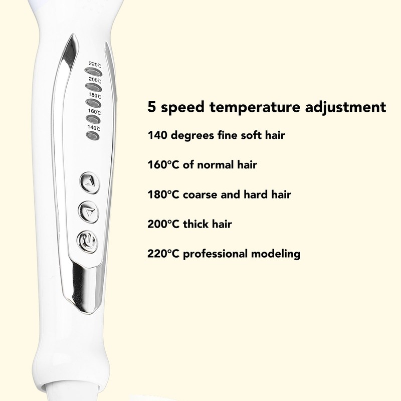 Curling Iron Adjustable Temperature Hair Curler Wand With Ceramic Coating
