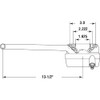 PRIME-LINE Truth TH 23028 13-1/2 In. Single-Arm Left-Hand Casement Operator,