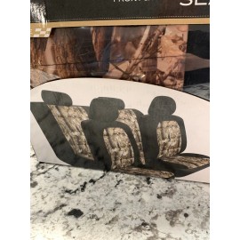 Pilot Automotive SC-5025E Black Camo Mesh Seat Cover Front Seats And Rear Bench