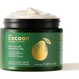 Cocoon Pomelo Essential Oil Hair Mask with Xylishine & Amino Acid | Sulfate Free Vegan Treatment to Soften, Reduce Loss & Volumize Hair Growth | for Thinning, Damaged & Breakage Hair 6.76 fl oz