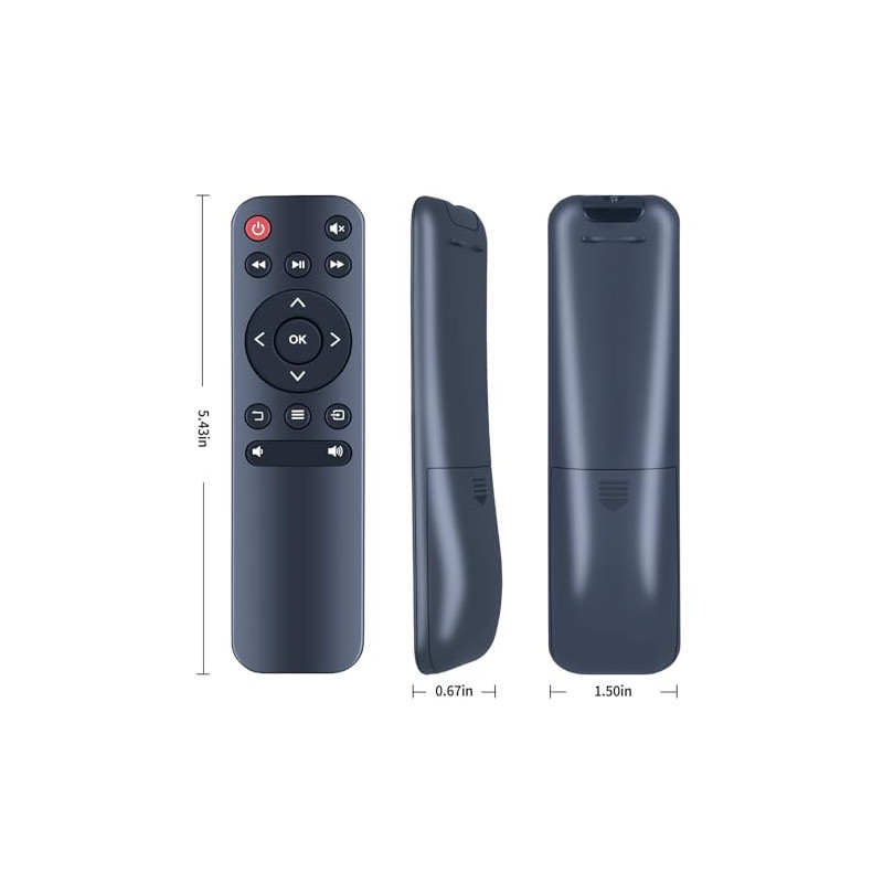 MOVHEIYL Projector Replacement Remote Control for YOTON Y3 Mini Projector