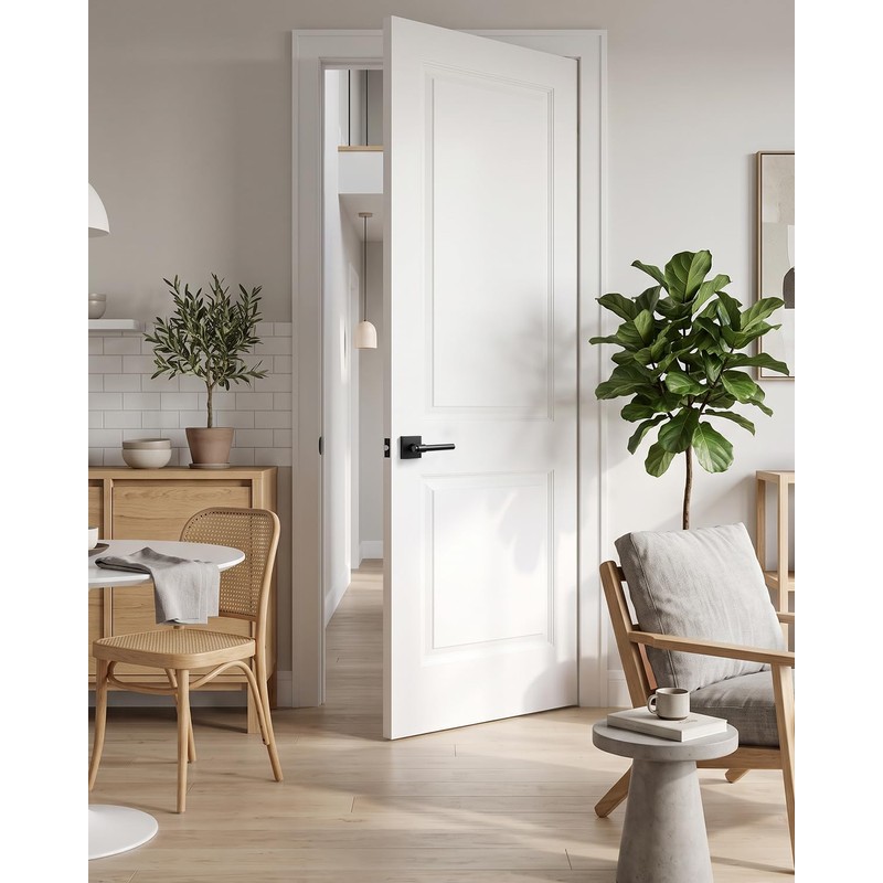 Black Interior Door Handle 4 Pack, Heavy Duty Closet Door