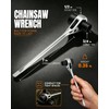 Chainsaw Wrench Tool Kit, 1/2" & 3/4" Chainsaw Tool,Ratchet Scrench