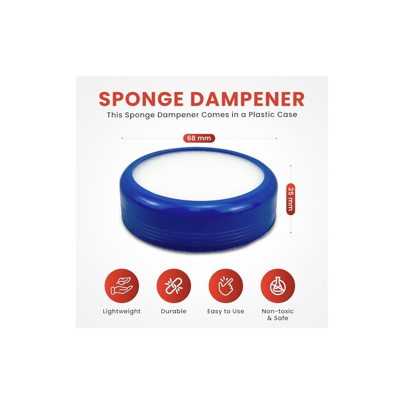 Pack of 3 Sponge Dampers (Assorted)