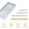 Silicone Bathroom Tray,Shatterproof Silicone Tray for Bathroom Counter,Small Vanity Tray