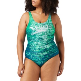 Speedo Women's Digital Placement U-Back Swimming Costume