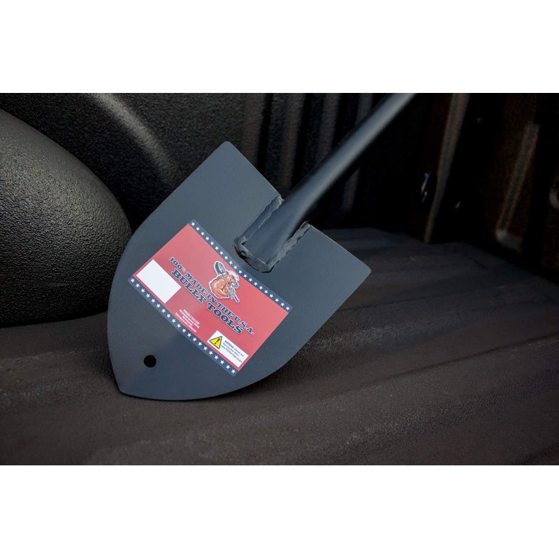 Bully Tools 14-Gauge Round Point Trunk Shovel w/Poly D-Grip Handle