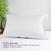 LINENWALAS 100% Organic Bamboo Pillowcase Set of 2 Soft Bamboo