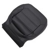 Priprilod Black Leather Driver & Passenger Side Bottom Replacement Seat