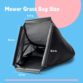 GLOXTED 81320-VL0-P00 Fabric Grass Bag Compatible with Honda HRR Series Walk-Behind Lawn Mowers HRR216K8 HRR216K9 HRR216K10 HRR216K11