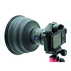 [STOK] Ninja hood to prevent glare on glass (large rubber hood) (L size)
