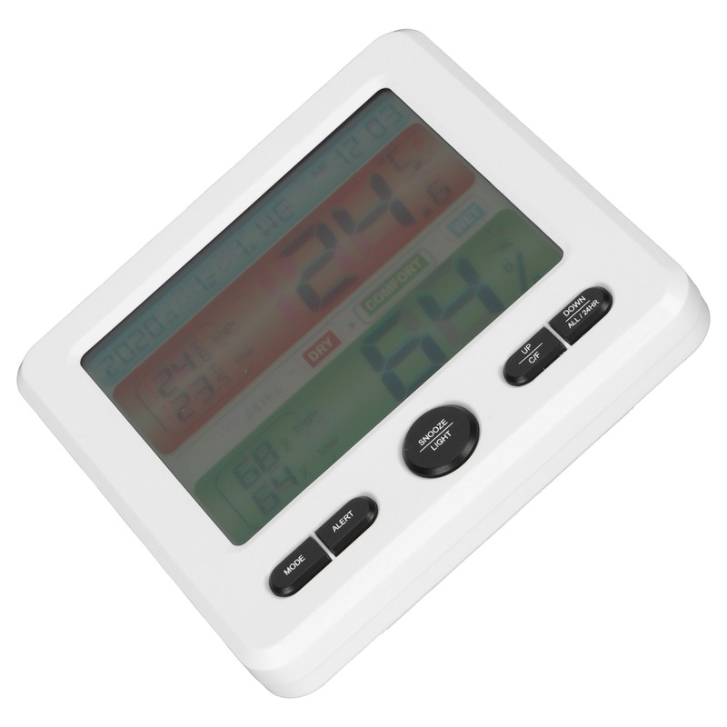 Digital Color Screen Temperature and Humidity Meter Indoor Thermometer Hygrometer