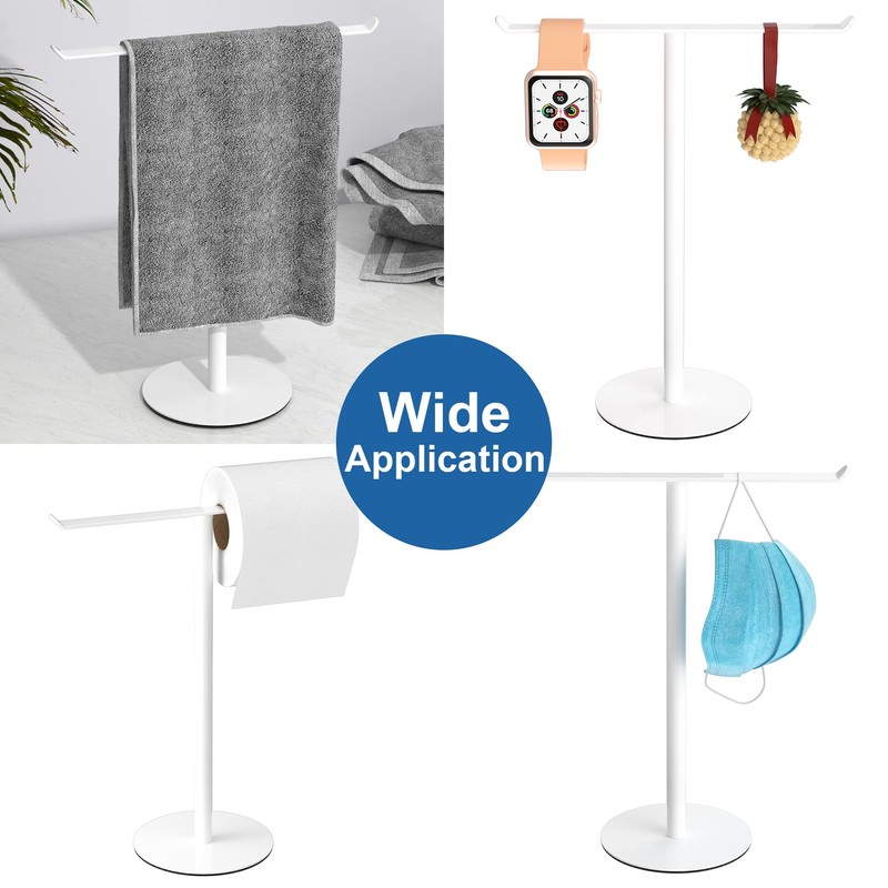 Towel Rack T-Shape Hand Towel Holder for Bathroom, Headband Holder