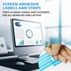 10pcs Privacy Screen Adhesive Strips Laptop Screen Double Sided Tape