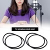 ECSiNG 10Pcs Microphone Rubber Ring Replacement Shock Mount Rubber Bands