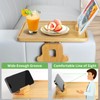 Wooden Sofa Arm Tray, Large Size 15x9.8 Couch Armrest Tray,