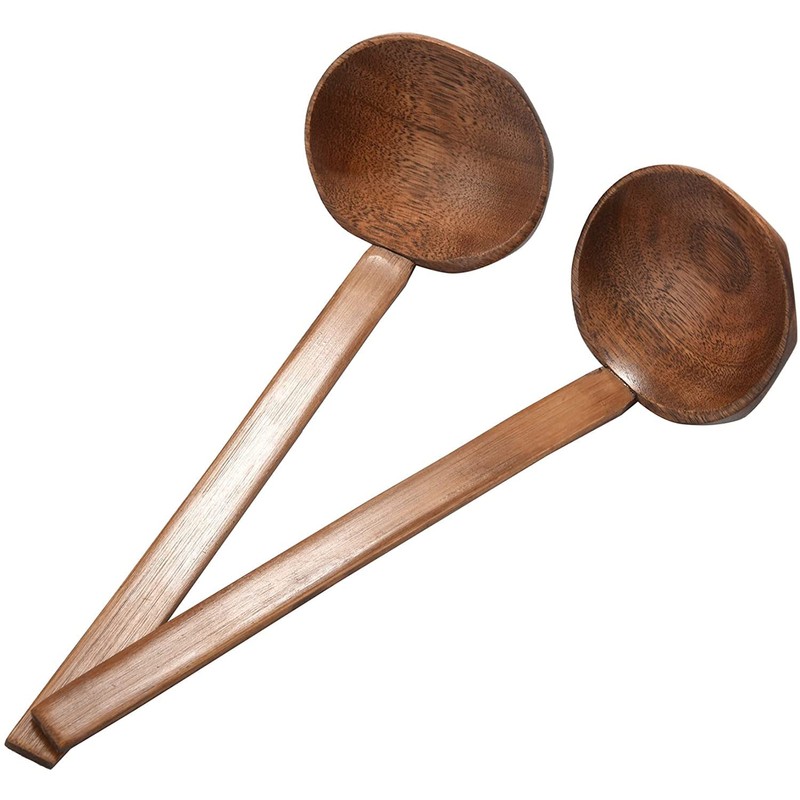 AKAMAS Japanese Soup Spoon Long Handle Japanese Long Handle Drink