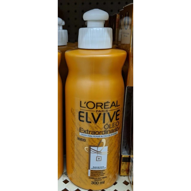 Loreal ELVIVE Shampoo Conditioner Crema Para Peinar OLEO EXTRAORDINARIO
