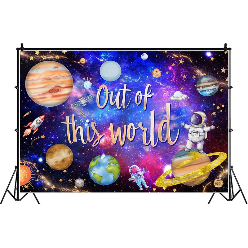 HANSHUAI Space Galaxy Backdrop Out Space Galaxy Planets Astronaut Photography