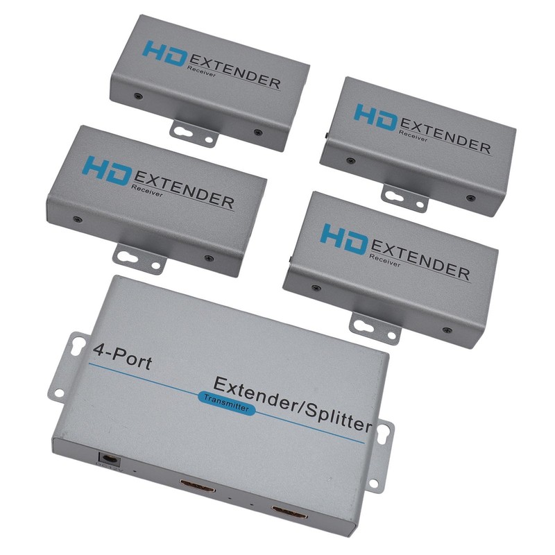HD Multimedia Interface Extender Splitter 1x4 1080P 60Hz Extending 164ft