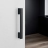 KOMOTIA 10 Pack Matte Black Cabinet Pulls 6-1/4 Inch Hole