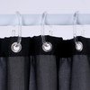 Tendance PVC Curtain Rings, Transparent, Set of 12