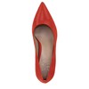 Naturalizer Womens Anna Pump Red Suede Textured 8 W