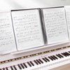 A4 Sheet Music Folder, 4 Page Expand, Writable Choir Folder,