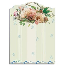 Lissom Design Sticky Notes - Designer Self-Stick Note Pad for Home or Office Self-Adhesive Notepad, 75-Sheets, Cottage in Bloom