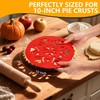2 Pack Pie Crust Cutter, Heart Design & Semi Circle