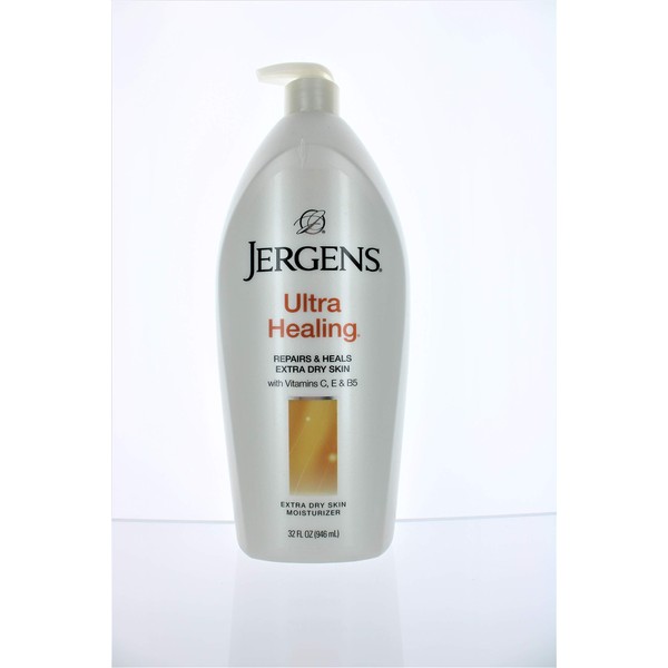Jergens Ultra Healing 32 Ounce Extra Dry Skin Moisturizer Pump (946ml) (Pack of 2)