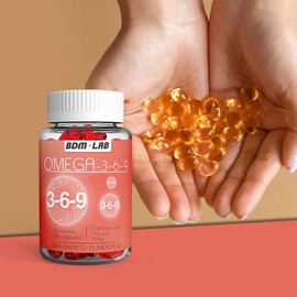 BDM LAB Duo pack Omega 3-6-9 60 Cápsulas c/u Suplemento alimenticio