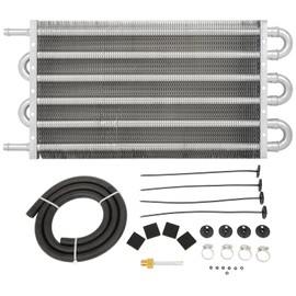 ROADFAR 02EGZ1006ASL Engine Oil Cooler Kit 6 Row for 1992-1995 1999 for Acura for Integra 1.8L 1995-1997 for Acura for TL 2.5L 1996-1998 for Acura for TL 3.2L 2002-2003 For Buick for Rendezvous 3.4L