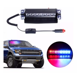 LED FLASH Estrobo Torreta Codigos Parabrisas Policia Escoltas Federal