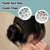 5 PCS 9 Teeth French Twist Comb Set Non Slip